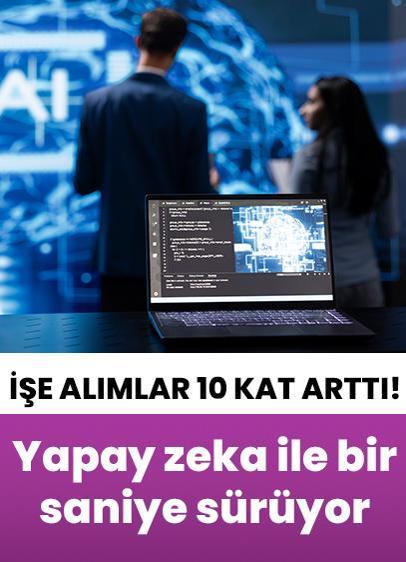 Yapay zeka ile işe alım hızı 10 kat arttı!