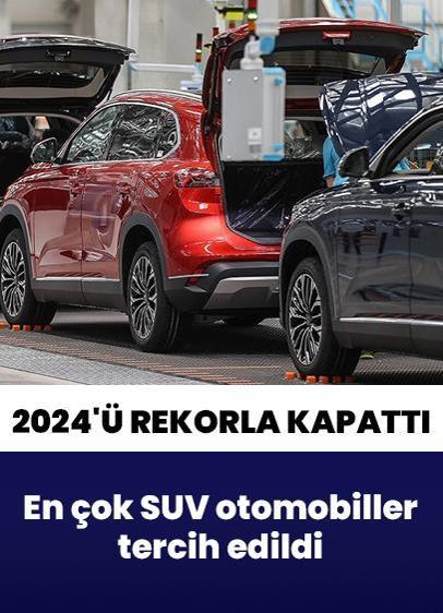 Otomobil ve hafif ticari araç pazarı 2024 yılını rekorla kapattı