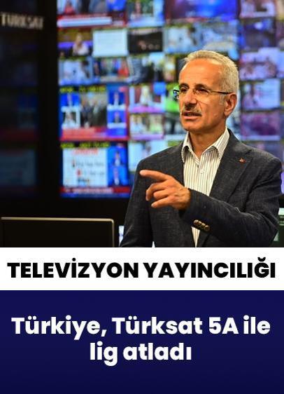 Türkiye, Türksat 5A ile televizyon yayıncılığında lig atladı