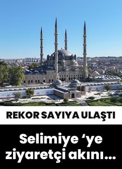 Selimiye Camisi restorasyonu devam ediyor... 2024'te 1 milyon ziyaretçi!