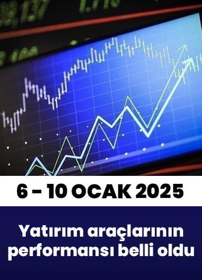 6 - 10 Ocak 2025 yatırım araçlarının performansı belli oldu