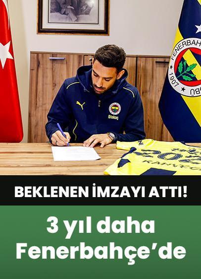 Beklenen imzayı attı! İrfan Can Kahveci 3 yıl daha Fenerbahçe'de