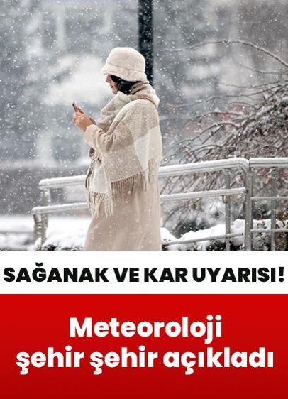 Türkiye adeta buz kesiyor: Sağanak ve kar uyarısı geldi! Meteoroloji şehir şehir açıkladı