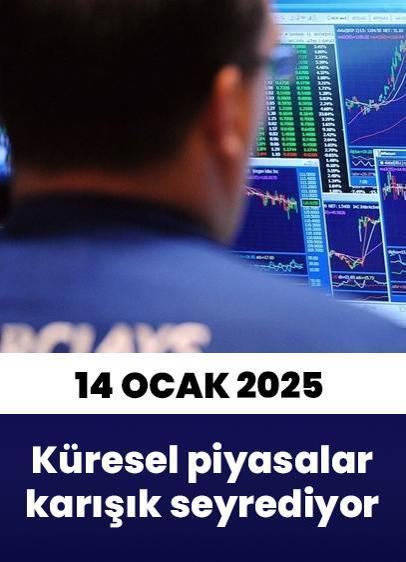 14 Ocak 2025 Salı küresel piyasalar gündemi: Karışık seyrediyor