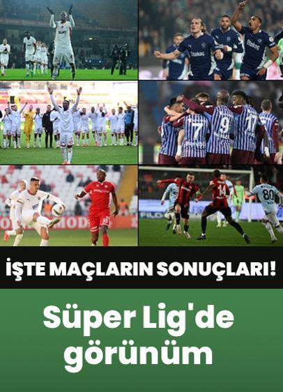 Süper Lig'de görünüm! İşte 19. hafta maçlarının sonuçları ve 20. haftanın programı