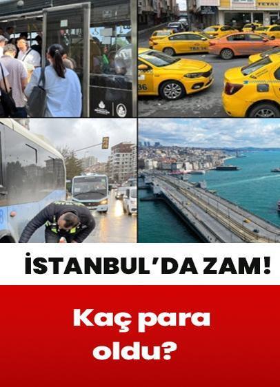 İBB'den bir zam daha! İstanbul'da ulaşım ücretlerine arttı