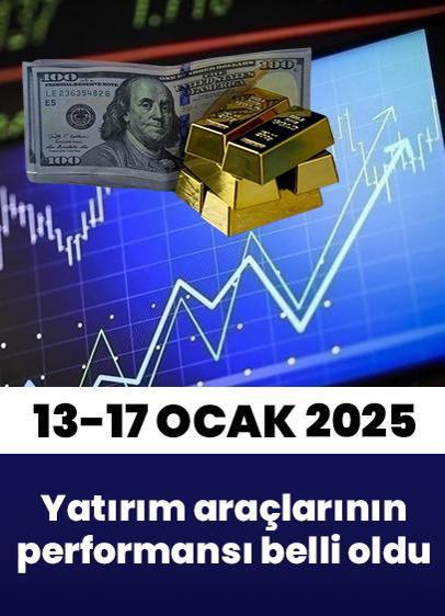 Yatırım araçlarının haftalık performansı belli oldu