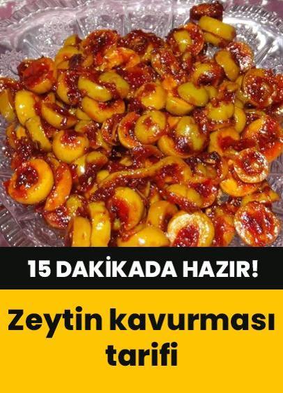 Kahvaltıya lezzet katıyor! Zeytin kavurması tarifi