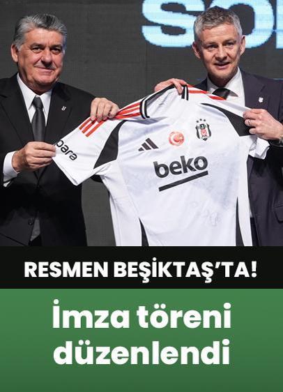 Ole Gunnar Solskjaer resmen Beşiktaş'ta! İmza töreni düzenlendi