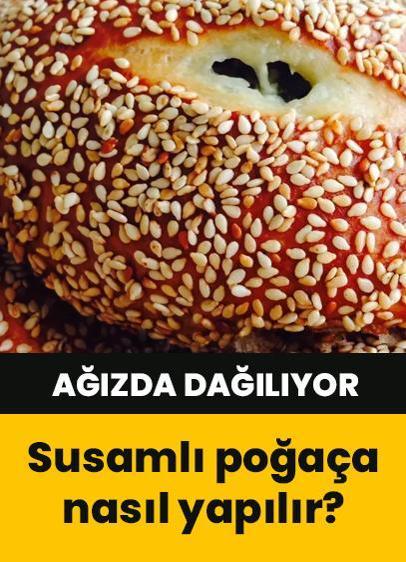 Pazar kahvaltısına susamlı poğaça tarifi! Susamlı poğaça nasıl yapılır?