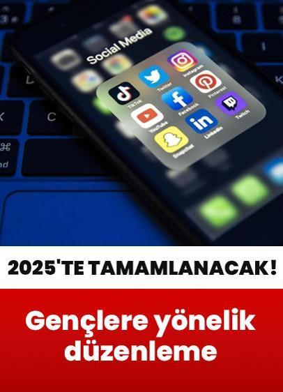 Gençlere yönelik sosyal medya düzenlemesi 2025'te tamamlanacak