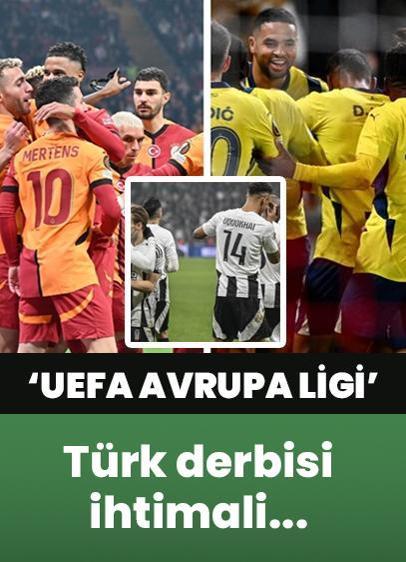 Galatasaray, Fenerbahçe ve Beşiktaş'ın UEFA Avrupa Ligi'nde tur ihtimalleri