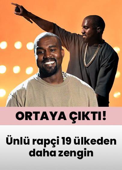 Kanye West 19 ülkeden daha zengin