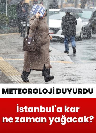 İstanbul'a kar ne zaman yağacak belli oldu