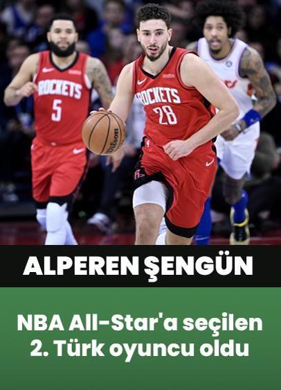 NBA All-Star'a seçilen 2. Türk oyuncu Alperen Şengün oldu!