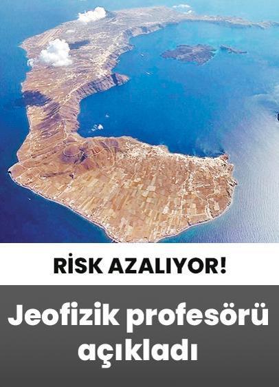 Santorini Adası'nda fay doluyor, risk azalıyor!