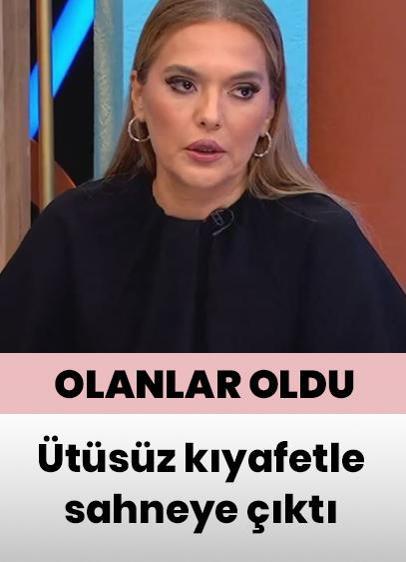 Demet Akalın ütüsüz kıyafetle sahneye çıkınca olanlar oldu