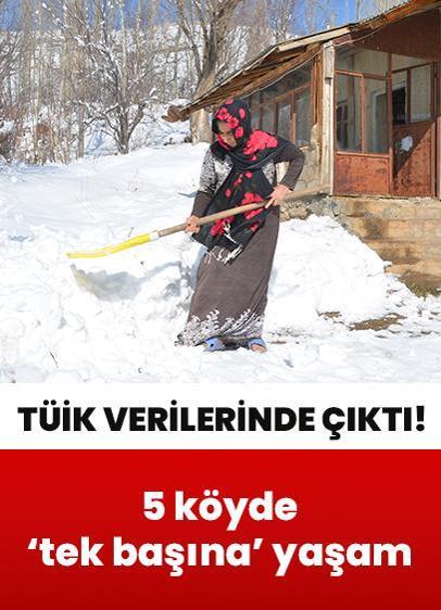 5 köyde ‘tek başına' yaşam