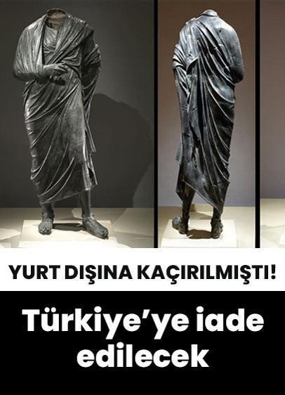 Marcus Aurelius heykeli Türkiye'ye iade ediliyor!