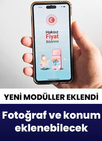 “Haksız Fiyat Bildirimi” uygulamasına yeni modüller eklendi!