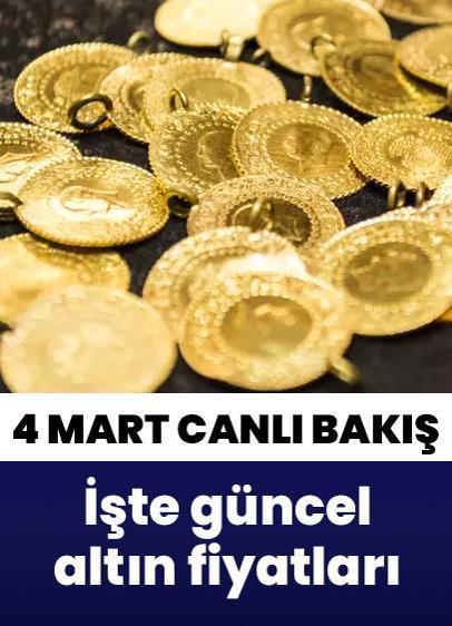 Altın fiyatları yükseldi! 4 Mart Salı altın fiyatları son durum: Gram altın, çeyrek altın, Cumhuriyet altını ne oldu?