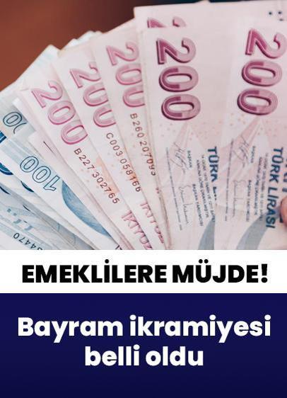 Emeklilere müjde! Bayram ikramiyesi belli oldu