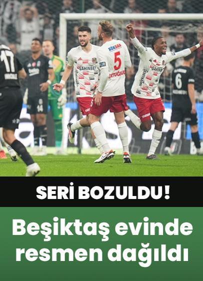 Beşiktaş'ın yenilmezlik serisi bozuldu! Kartal evinde resmen dağıldı... Beşiktaş - Gaziantep FK maçı detayları