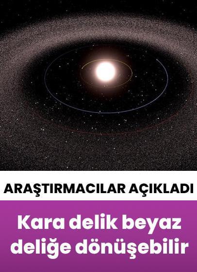 Araştırmacılar açıkladı! Kara delik beyaz deliğe dönüşebilir