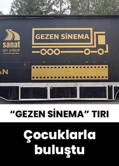 "Gezen Sinema" tırı, Ankara'da çocuk izleyicilerle buluştu!