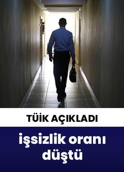 Türkiye'de işsizlik oranı %8.2'ye düştü!