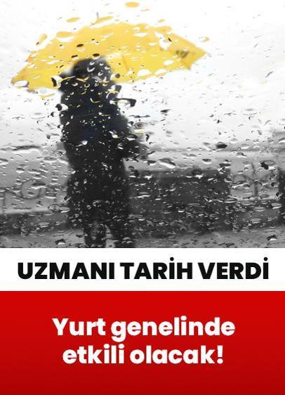 Yurt genelinde yağışlı hava etkili olacak! Uzmanı haftalık hava durumu verilerini paylaştı, tarih vererek uyardı