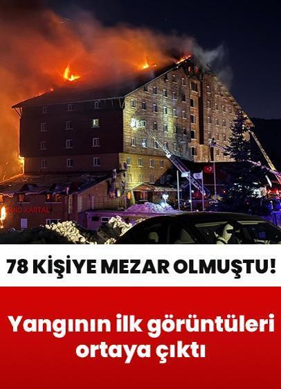 Kartalkaya'da 78 kişiye mezar olan otel yangınında yeni gelişme! Facianın ilk görüntüleri ortaya çıktı
