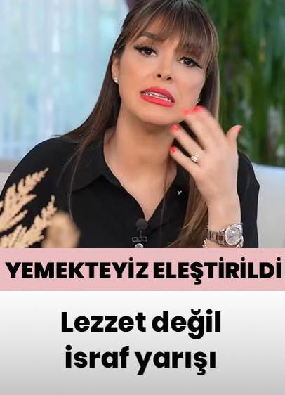 Ekranda lezzet değil, israf yarışı! Yemekteyiz eleştirildi