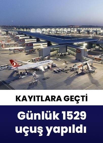 İstanbul Havalimanı, nisan ayında Avrupa'nın en yoğun havalimanı oldu!