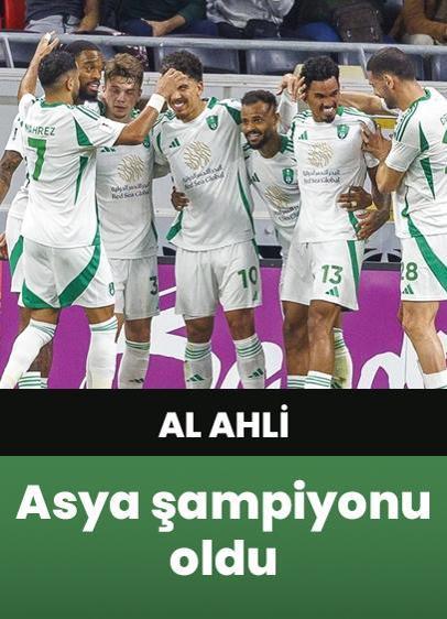 Merih Demiral'lı Al Ahli Asya Şampiyonlar Ligi'ni kazandı!