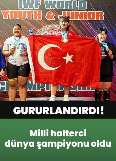 Toplam 245 kilo kaldırdı! Milli halterciden gururlandıran başarı... Dünya şampiyonu oldu