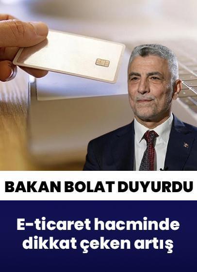 Türkiye'nin e-ticaret hacmi 3,1 trilyona ulaştı! Bakan Bolat önemli bir noktaya geldiğini vurguladı