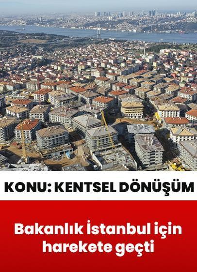 İstanbul'da kentsel dönüşüm için düğmeye basıldı