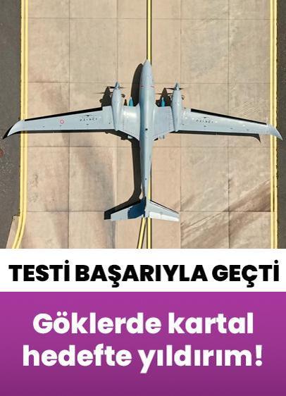 "Göklerde kartal, hedefte yıldırım!" Bayraktar AKINCI'dan TEBER-83 güdüm kitiyle başarılı atış