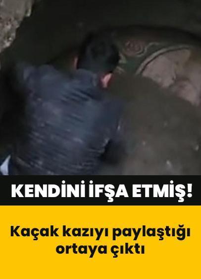 Kaçak kazıyla 2 bin yıllık Roma mozaiğini ortaya çıkartmıştı! Sosyal medyada kendini ifşa etmiş