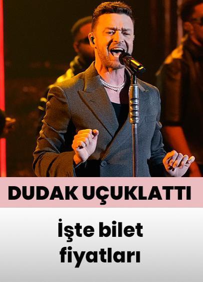 Justin Timberlake coşkusu başlıyor! İşte bilet fiyatları