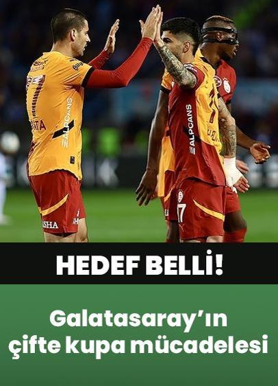 Galatasaray, sezonu çifte kupayla kapatmanın peşinde