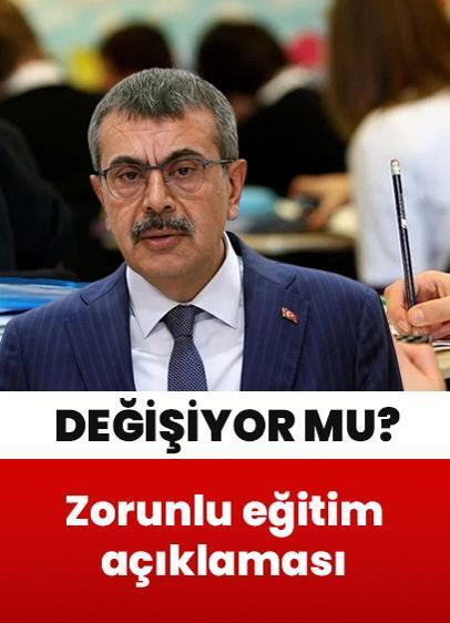 12 yıllık zorunlu eğitim sistemi değişiyor mu?