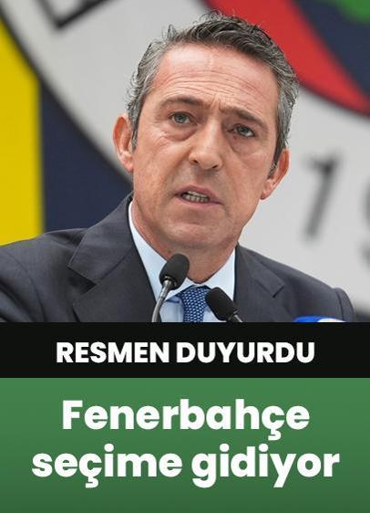 Fenerbahçe seçime gidiyor! Ali Koç tarihi duyurdu...