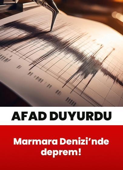 İstanbul'da 4 büyüklüğünde deprem