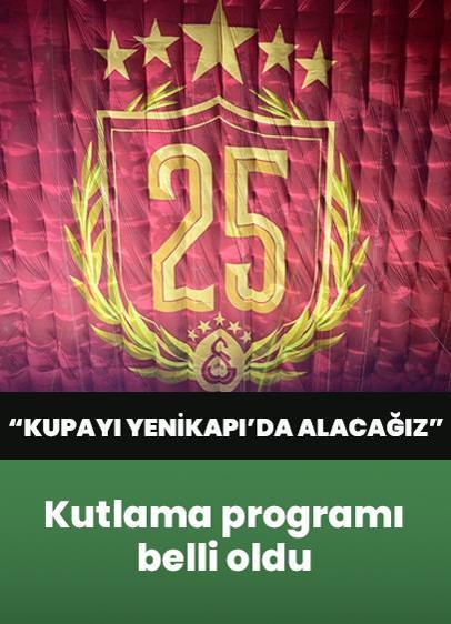 Galatasaray'ın kutlama programı belli oldu