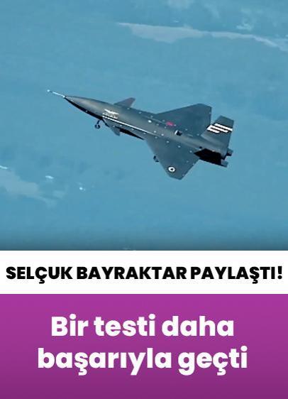 Selçuk Bayraktar'dan Bayraktar KIZILELMA paylaşımı! Bir testi daha başarıyla geçti