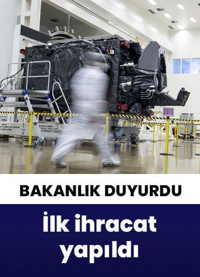 Bakan Uraloğlu, Türksat 6A uydusunda ilk ihracatın yapıldığını duyurdu!