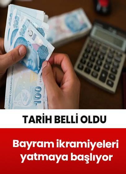 Bayram ikramiyeleri yatmaya başlıyor