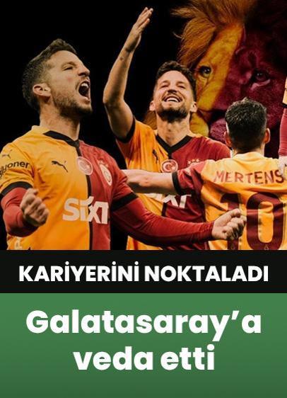Dries Mertens Galatasaray'daki kariyerini 5 kupayla sonlandırdı!